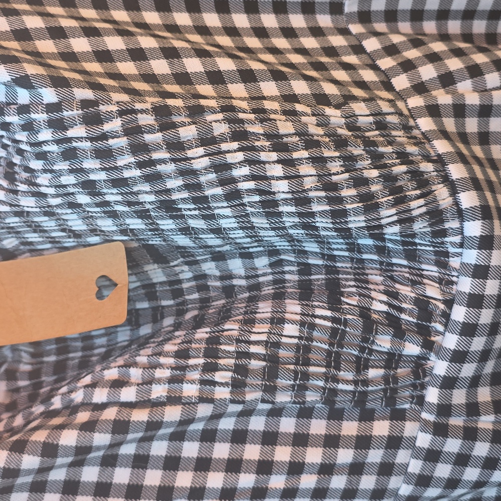 Black and White Gingham Dress - Picture 6 of 6